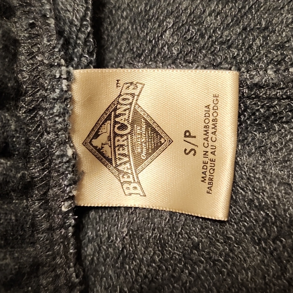 BEAVER CANOE Mini Skirt, Jogging Pants Material, Size S, EUC, Dark Grey - Picture 5 of 6